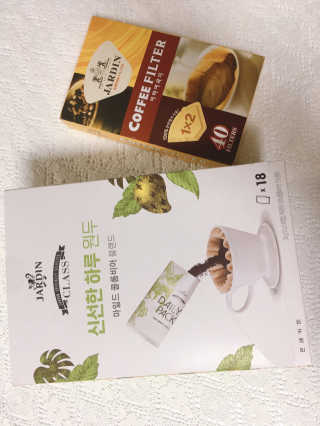(주)쟈뎅 [쟈뎅] 클래스 신선한 하루 원두+여과지 SET — 5점을 준 리뷰어가 2019년 3월 올린 사용 사진