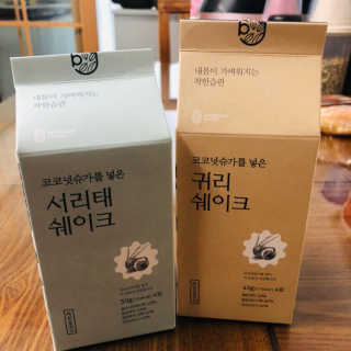 [착한습관]건강한 한끼, 귀리 쉐이크와 서리태 쉐이크 — 5점을 준 리뷰어가 2019년 7월 올린 사용 사진