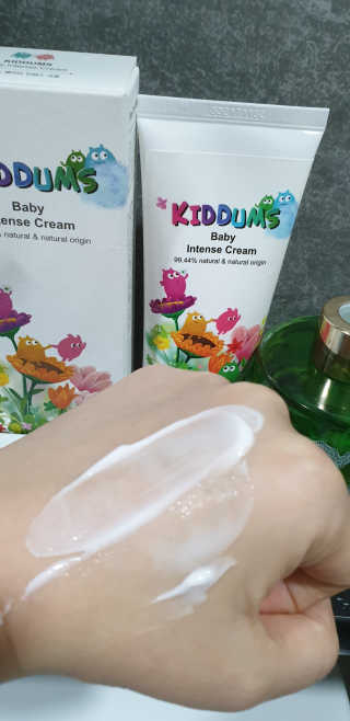 키덤스 베이비 인텐스 크림 — 5점을 준 리뷰어가 2018년 10월 올린 사용 사진