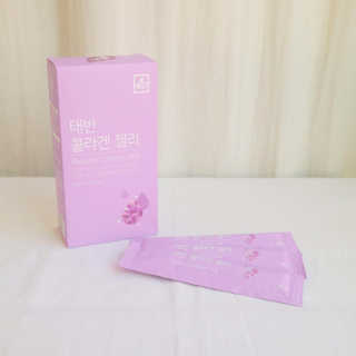 네츄럴굿띵스 태반 콜라겐 젤리 15포 — 3.5점을 준 리뷰어가 2019년 7월 올린 사용 사진