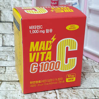 매드비타C 1000 — 4점을 준 리뷰어가 2019년 4월 올린 사용 사진