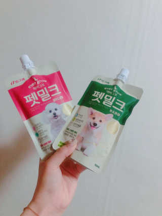 [빙그레] 에버그로 생유산균 1봉（10포입）+펫밀크2팩 — 5점을 준 리뷰어가 2019년 5월 올린 사용 사진