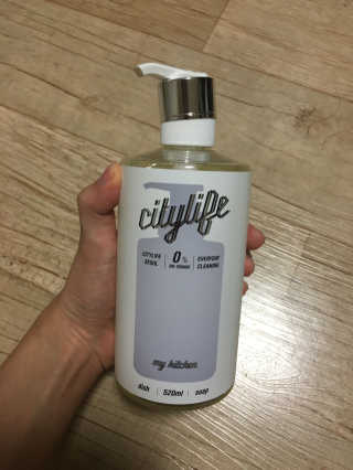 시티라이프 [CITYLIFELAB] 주방세제 520ml — 5점을 준 리뷰어가 2018년 1월 올린 사용 사진
