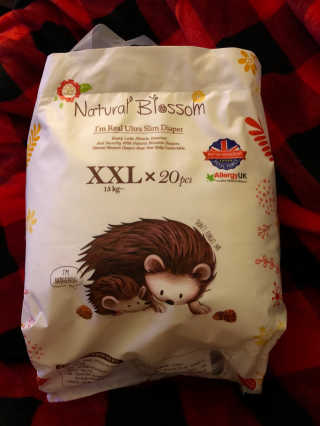 네추럴블라썸 NATURAL BLOSSOM 슈퍼 얇은 바지 기저귀 — 5점을 준 리뷰어가 2018년 12월 올린 사용 사진