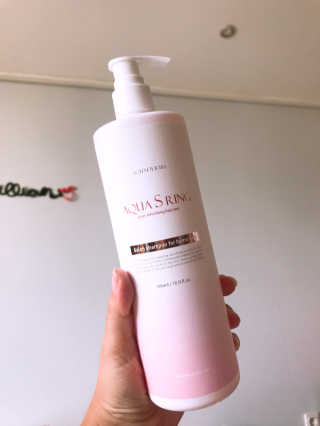 아쿠아큐링 아쿠아S링 퓨어리프레싱 헤어케어 500ml — 4.83점을 준 리뷰어가 2018년 8월 올린 사용 사진