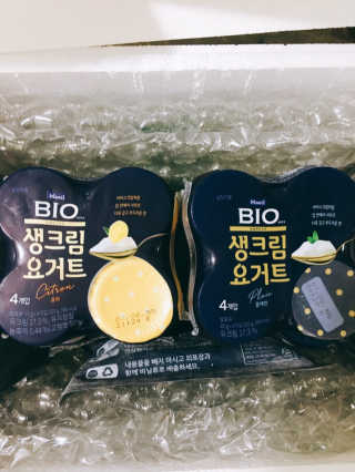 [매일 바이오] 생크림요거트 플레인 12개 + 유자 12개 — 5점을 준 리뷰어가 2019년 7월 올린 사용 사진