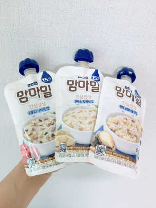 [매일유업] 맘마밀 안심밥상 6개입 — 5점을 준 리뷰어가 2019년 8월 올린 사용 사진