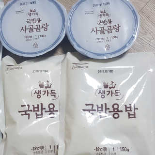 [풀무원] 사골곰탕국밥 황태해장국밥 — 4.83점을 준 리뷰어가 2018년 6월 올린 사용 사진