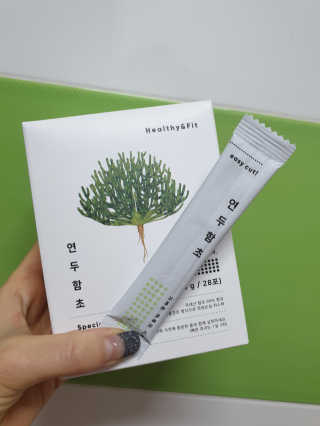 헬씨앤핏 디톡스와 변비에 탁월한 연두함초. 천연변비약으로 유명 — 5점을 준 리뷰어가 2020년 1월 올린 사용 사진