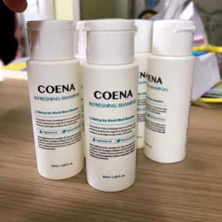 코에나샴푸 자연유래 식물성 코에나 샴푸 50ml — 4.5점을 준 리뷰어가 2020년 4월 올린 사용 사진