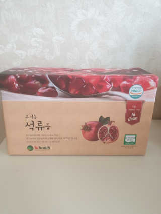 [하이헬스] 정말 진하고 맛있는 유기농 석류즙 30포 — 5점을 준 리뷰어가 2019년 11월 올린 사용 사진