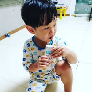 이롬 두유다운두유 4종 — 4점을 준 리뷰어가 2019년 8월 올린 사용 사진