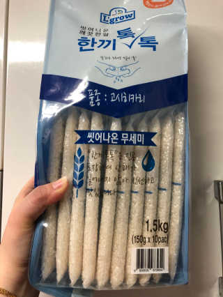 L'grow (엘그로) L'grow(엘그로) 씻어나온 한끼톡톡쌀! — 4.67점을 준 리뷰어가 2018년 3월 올린 사용 사진