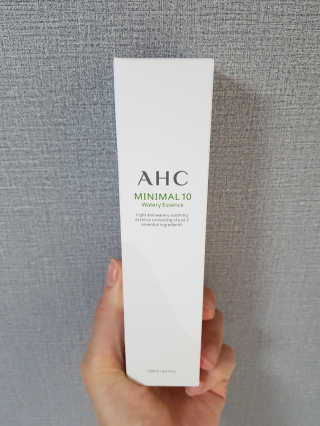 AHC 에이 에이치 씨 미니멀 10 워터리 에센스 — 4점을 준 리뷰어가 2018년 12월 올린 사용 사진