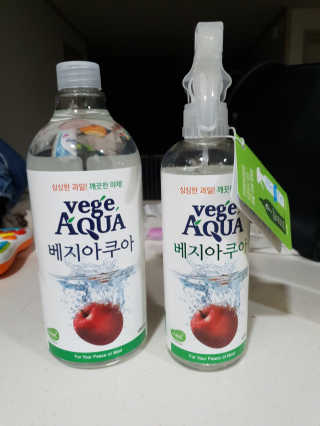 베지아쿠아 475ml + 리필 1000ml 1Set — 5점을 준 리뷰어가 2019년 8월 올린 사용 사진