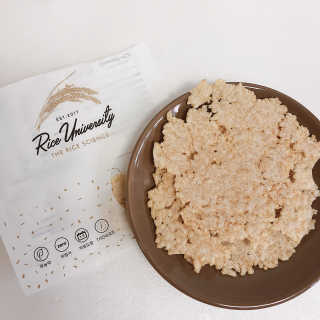 Rice University RU 생생현미 누룽지칩 — 5점을 준 리뷰어가 2018년 7월 올린 사용 사진
