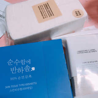 어반리브즈 프리미엄 화장솜 트라이얼 SET — 3점을 준 리뷰어가 2019년 8월 올린 사용 사진