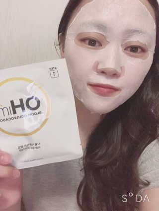 오아이엠 마스크팩 2종 _  꿀보카도 or 노니시카 — 4.5점을 준 리뷰어가 2019년 5월 올린 사용 사진