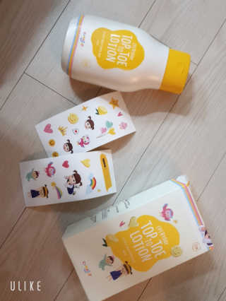 꼬모조이 초크초크 콩순이 탑투토 로션 — 5점을 준 리뷰어가 2019년 11월 올린 사용 사진