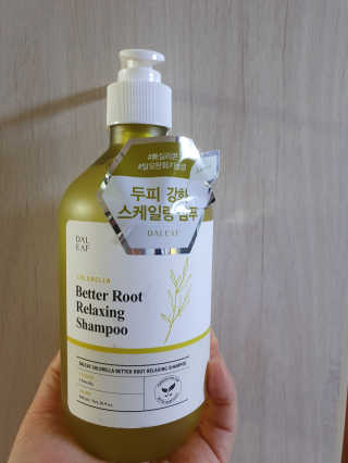 달리프 클로렐라 베러 루트 릴렉싱 샴푸 500ml — 4점을 준 리뷰어가 2019년 11월 올린 사용 사진
