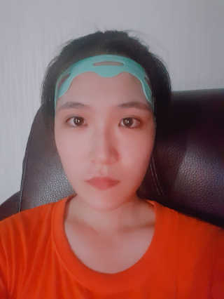 하루 10분 페이스 피트니스 리프팅 뷰티밴드 — 5점을 준 리뷰어가 2019년 8월 올린 사용 사진