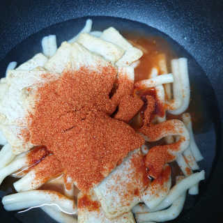 [홍코너떡볶이]옛날떡볶이 인기맛 4팩세트 — 5점을 준 리뷰어가 2019년 11월 올린 사용 사진