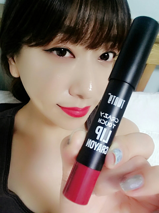 크레이지 터치 립 크레용 리뷰 사진