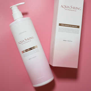 아쿠아큐링 아쿠아S링 퓨어리프레싱 헤어케어 500ml — 2.67점을 준 리뷰어가 2018년 8월 올린 사용 사진