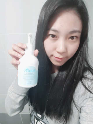 루디오스 리바이탈 아쿠아마린 샴푸 — 5점을 준 리뷰어가 2019년 10월 올린 사용 사진