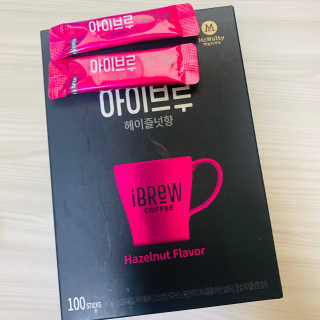 한국맥널티 아이브루 헤이즐넛향 100T — 5점을 준 리뷰어가 2019년 11월 올린 사용 사진