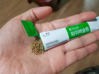 케이푸드 똥기사의 Kfood 화이버슬림 — 3점을 준 리뷰어가 2019년 11월 올린 사용 사진