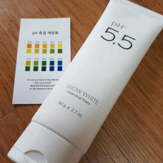 포므시 스노우화이트클렌징폼pH5.5 — 4점을 준 리뷰어가 2019년 7월 올린 사용 사진