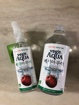 베지아쿠아 475ml + 리필 1000ml 1Set — 4.5점을 준 리뷰어가 2019년 10월 올린 사용 사진