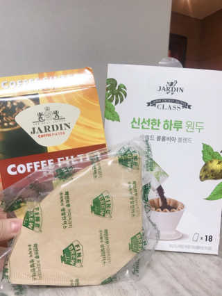 (주)쟈뎅 [쟈뎅] 클래스 신선한 하루 원두+여과지 SET — 3.5점을 준 리뷰어가 2019년 3월 올린 사용 사진