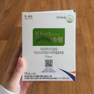 케이푸드 똥기사의 Kfood 화이버슬림 — 3.5점을 준 리뷰어가 2019년 10월 올린 사용 사진