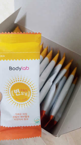 바디랩 오늘도 변모닝 7g 차전자피 식이섬유 — 5점을 준 리뷰어가 2018년 2월 올린 사용 사진