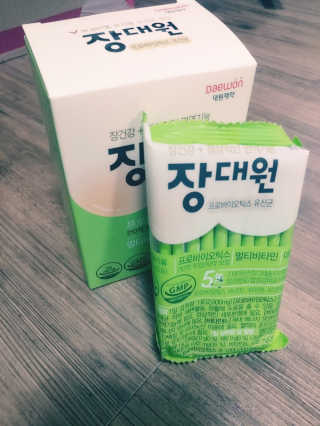 대원제약 프로바이오틱스 유산균 장대원 패밀리 — 4.5점을 준 리뷰어가 2017년 12월 올린 사용 사진