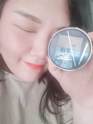 라임코스메틱 V 콜라겐 앰플 쿠션 — 4점을 준 리뷰어가 2020년 1월 올린 사용 사진