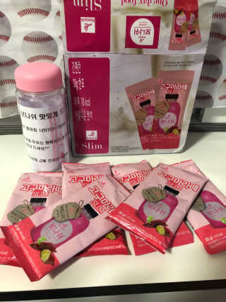 보나쉬슬림 고구마라떼 6pc+보틀 — 2점을 준 리뷰어가 2019년 6월 올린 사용 사진