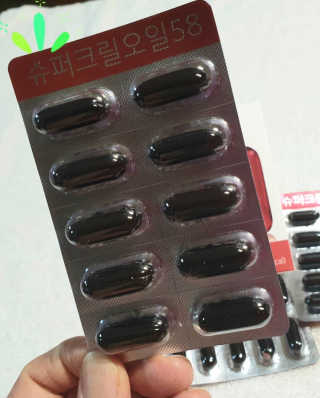 메이준뉴트리 슈퍼 크릴 오일58 1000mg x 30캡슐 — 5점을 준 리뷰어가 2020년 2월 올린 사용 사진