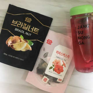 장수농가 브라질너트, 히비스커스 — 5점을 준 리뷰어가 2018년 7월 올린 사용 사진