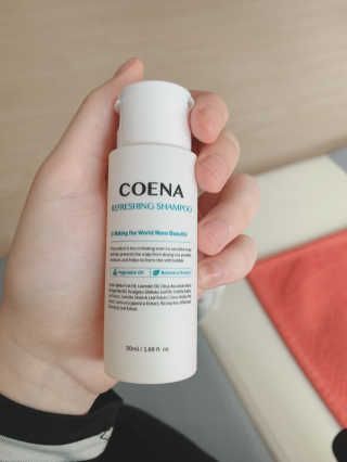 코에나샴푸 자연유래 식물성 코에나 샴푸 50ml — 3점을 준 리뷰어가 2020년 4월 올린 사용 사진