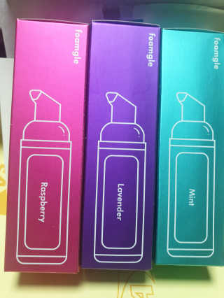 폼글 I foamgle [폼글] 거품가글 50ml 3종 - 민트, 라벤더, 라즈베리 — 5점을 준 리뷰어가 2019년 11월 올린 사용 사진