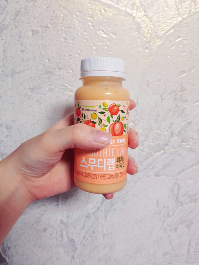 스무디랩 피치&비타 리뷰 사진