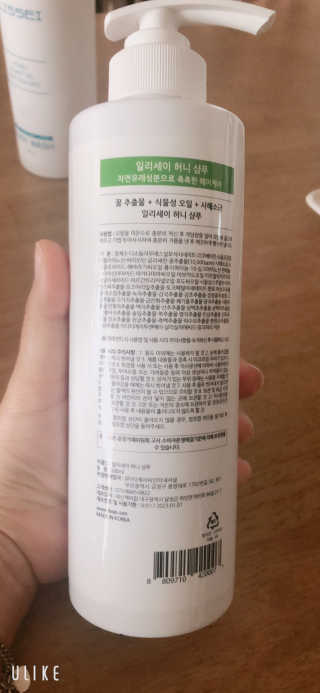 일리세이 허니 샴푸 500ml + 허니 바디워시 500ml 세트 — 5점을 준 리뷰어가 2020년 4월 올린 사용 사진