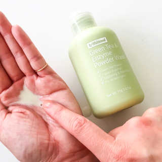 바이 위시트랜드 Green Tea Powder Wash — 3.67점을 준 리뷰어가 2018년 1월 올린 사용 사진