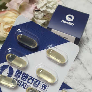 프롬바이오 혈액순환과 눈 건강을 동시에 혈행건강엔알티지오메3 — 5점을 준 리뷰어가 2019년 12월 올린 사용 사진