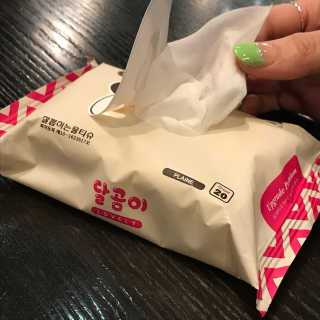 달곰이 물티슈 — 5점을 준 리뷰어가 2018년 5월 올린 사용 사진