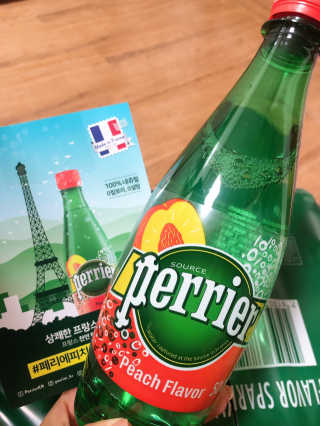 페리에 피치 500ml PET — 5점을 준 리뷰어가 2019년 11월 올린 사용 사진