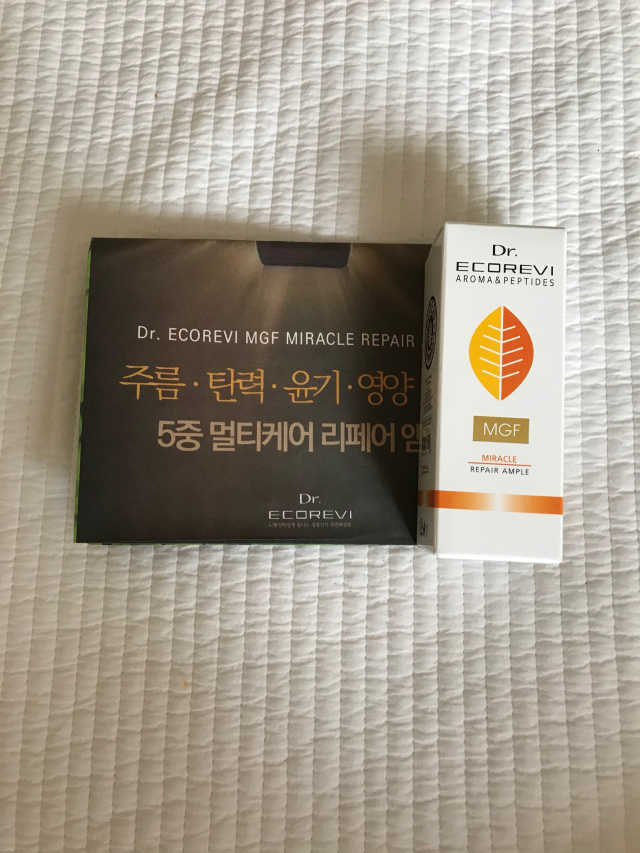 닥터에코레비 MGF 미라클 리페어 앰플 리뷰 사진